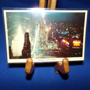 Vintage Full Color Photo Postcard - North Michigan Avenue - Chicago, Illinois